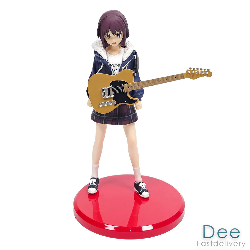 Nina Iseri Guitar Shaped Girls Band Cry 19cm Action Figure PVC D-MAT193