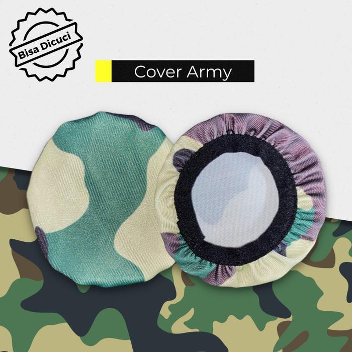 MEGACHIP Earcup Earpad Ear Cushion Headset Gaming Rexus Vonix F30 F 30 Busa Pad - Cover Army