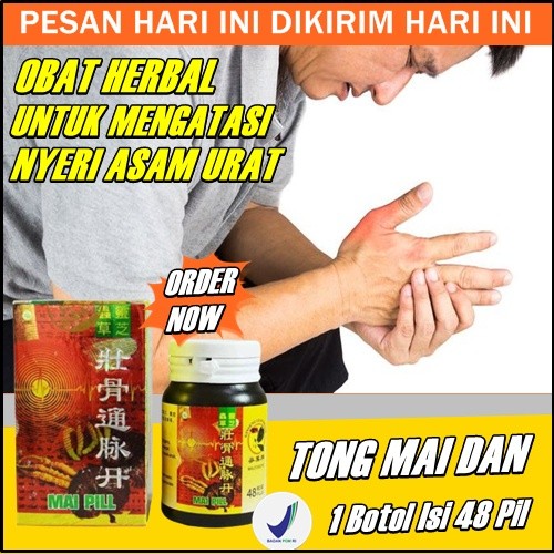 BPOM Obat asam urat cina paling ampuh pil tmd asam urat orignal obat herbal kesemutan badan 48 pil