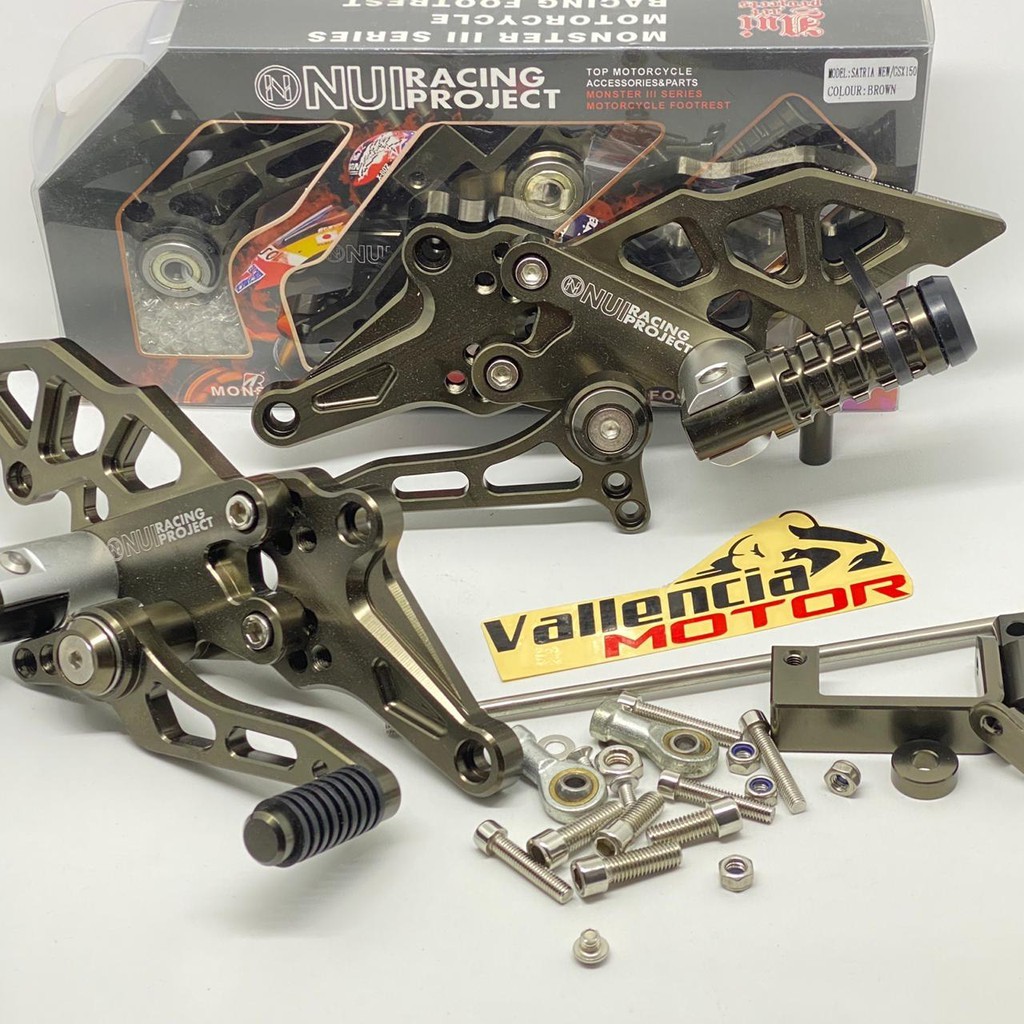 Underbone NUI Ninja 150R-150RR New NUI Monster 3 Step Depan NUI Lipat Ninja150 R RR KRR Ori NUI 3