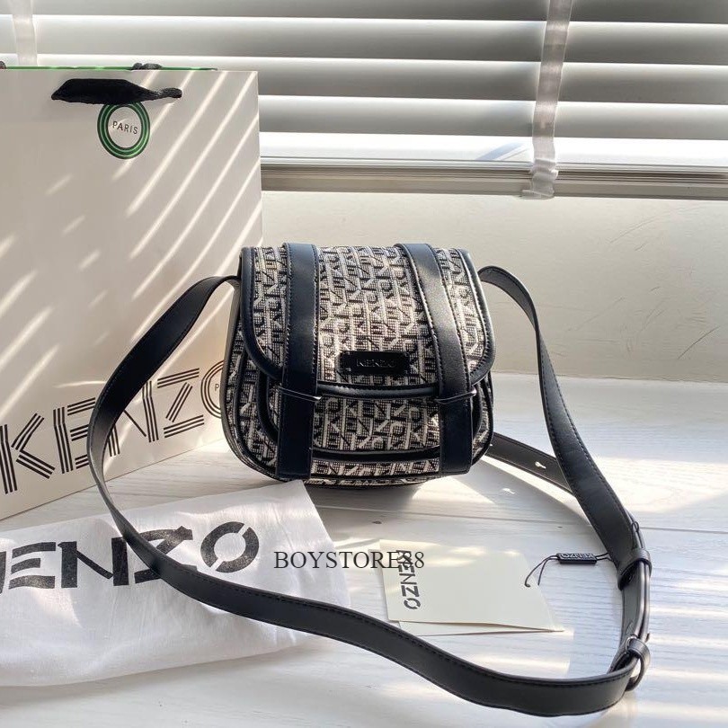 SLING BAG SMALL JACQUARD COURIER MESSANGER BAG