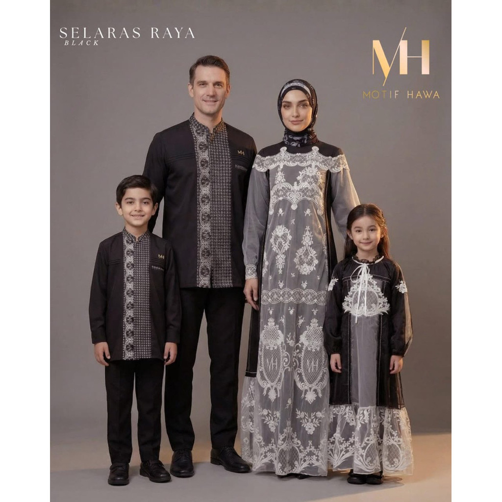 MOTIF HAWA SARIMBIT GAMIS DRESS SELARAS RAYA SERIES ORI BY MOTIF HAWA
