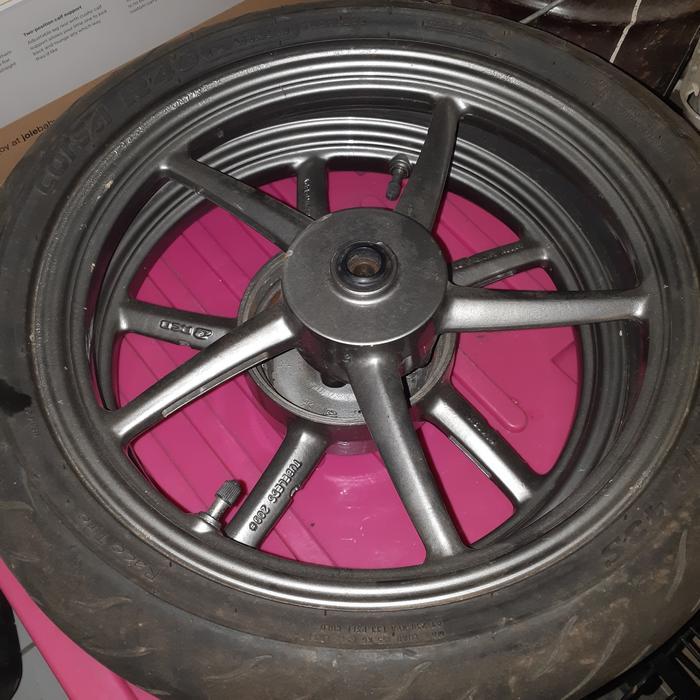 jual velg RCB 2nd bekas beat kondisi 90% ban corsa r46 not rpd vnd chemco