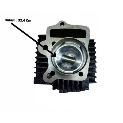 PAKET BORE UP HEMAT BLOK + PISTON+RING+PEN SUPRA GRAND PRIMA WIN 108 cc - 110 CC