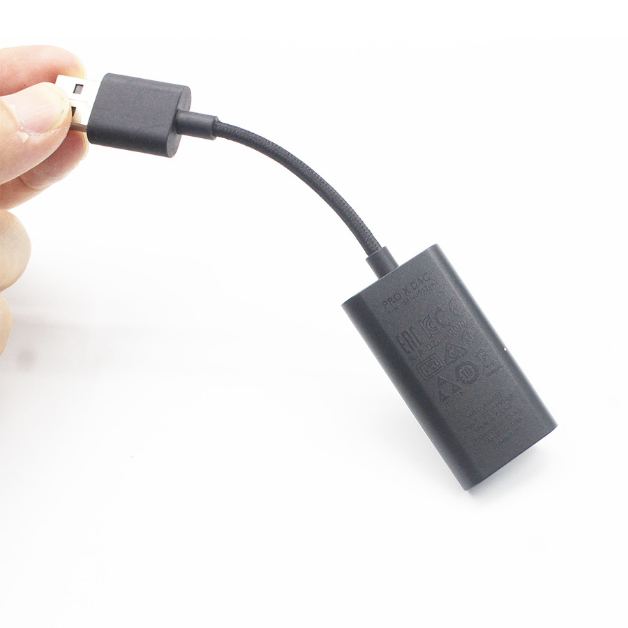 Logitech G Pro X DAC USB Auo Adapter 35mm HD Soundcard Dongle For Gaming Headsets