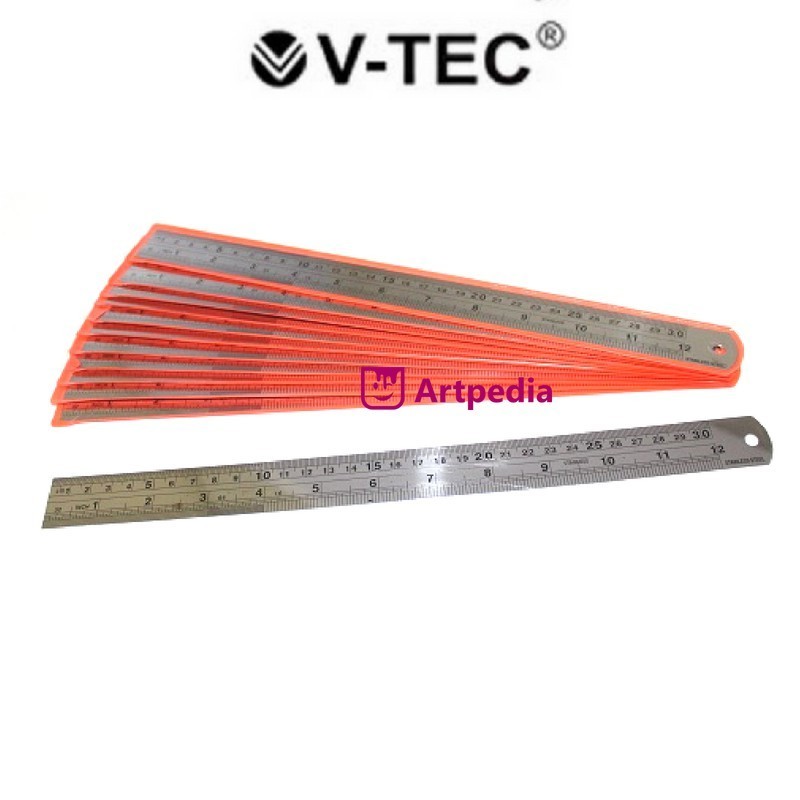 V-TEC PENGGARIS BESI 100CM/ PENGGARIS BESI PANJANG 1METER