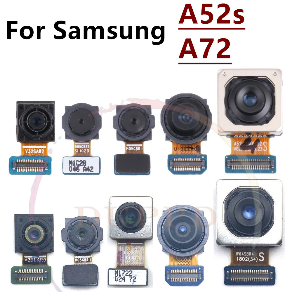 Kamera Depan Belakang Untuk Samsung Galaxy A72 A725F A52S A528B Kamera Selfie Depan Kamera Utama Bel
