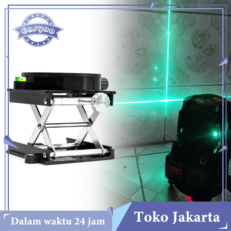 Adapter Laser Level 1/4 Inch Bracket Dudukan Laser Level 360° Dapat Diangkat Untuk Laser Level