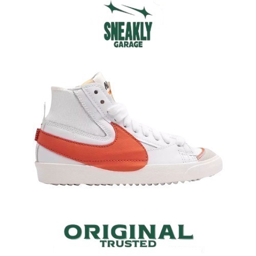 Sepatu Nike Blazer Mid 77 Jumbo Sail Orange    Sneakers Unisex