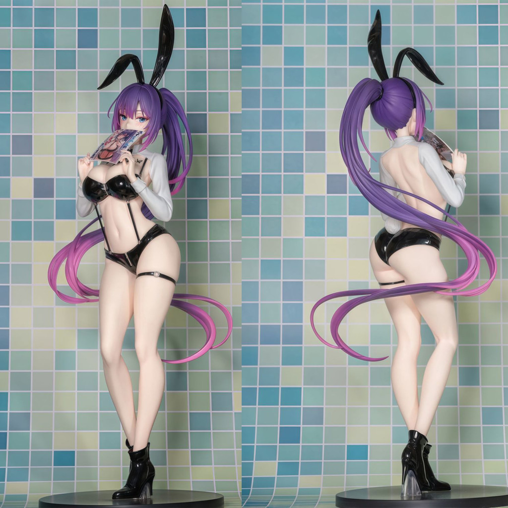 Office Yuna Figure y Girl Anime Figurine Pvc Bunny Girl Statue Model Doll Room Ornament Collection T