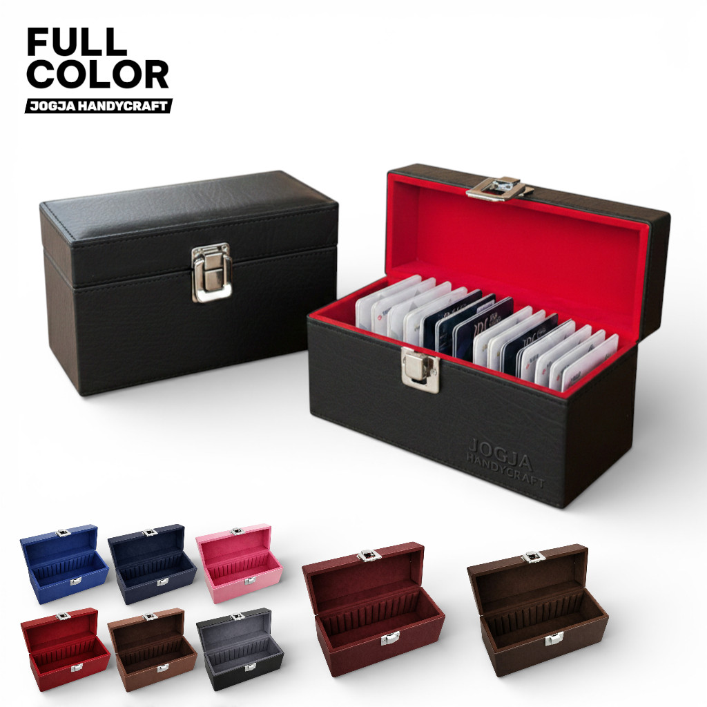 Box Logam Mulia Antam, Galery24, UBS | Kotak Penyimpanan Emas Batangan Antam Certicard – PU Leather