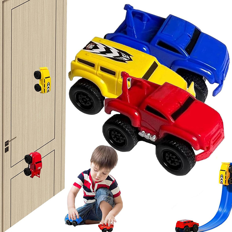 Magnetic Wall Climbing Toy Car, Emboadlie Magnetic Anti Gravity Wall Climbing Car Zero Gravity Car T