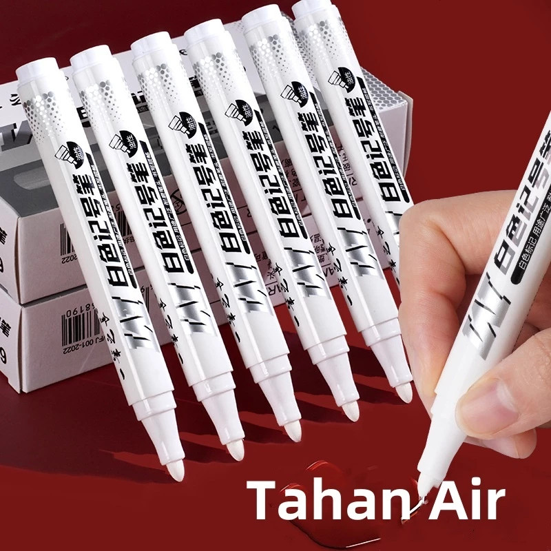 Spidol Putih | Spidol Permanen Putih | Spidol Ban Warna Putih Spidol Ban Mobil Motor | Paint Marker/