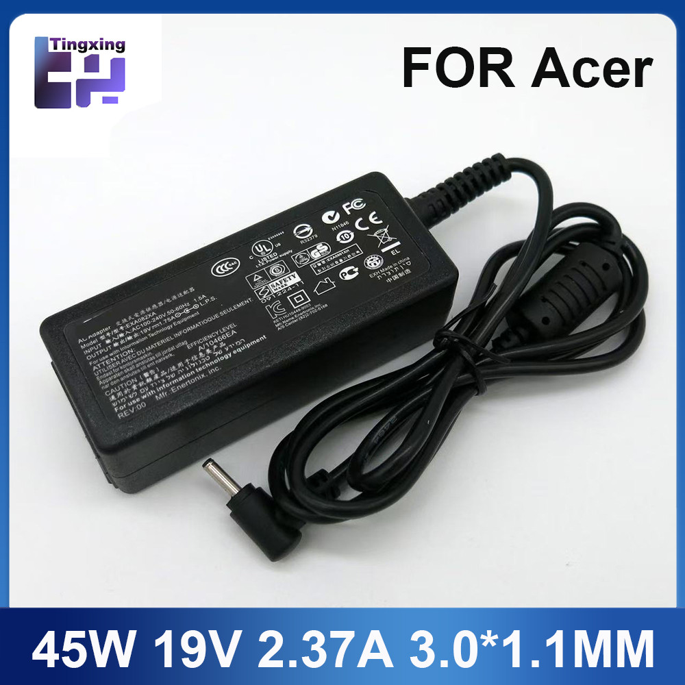 19V 2.37A 45W 3.0*1.1MM Laptop Adapter arger For Acer Aspire S7 391 V3-371 Swit12 PA-1450-26 A13-045