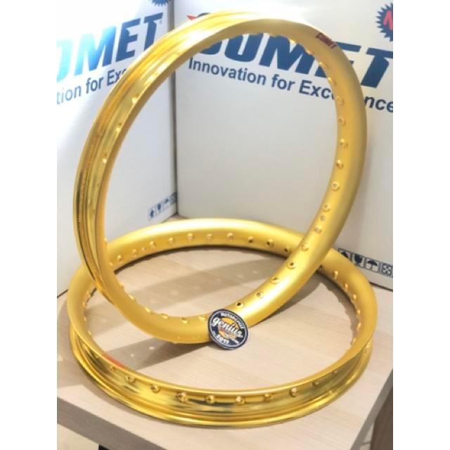 VELG COMET U SHAPE SET 160/160 RING 17 GOLD - BROWN - SILVER