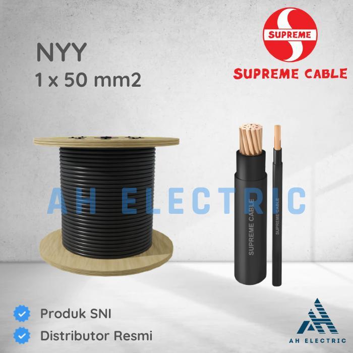 Kabel Tunggal NYY 1x50 mm Supreme / NYY 1 x 50 / NYY 50 mm / NYY 50mm