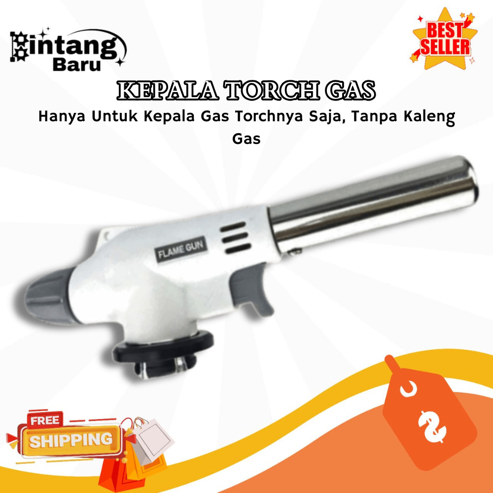 KEPALA TORCH GAS  KEPALA TORCH KALENG PORTABLE GAS  -BB