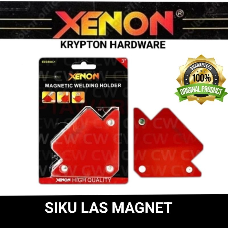 Xenon siku las magnet 3" ( alat ukur besi siku )