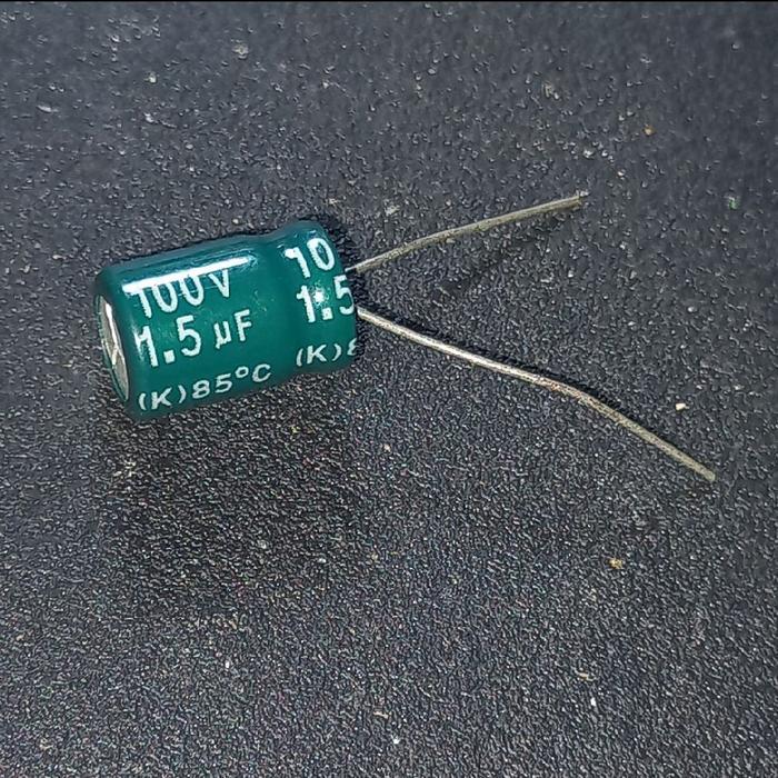 elco 1uf 100V NP BP bipolar non polar nonpolar elko 1 uf 1