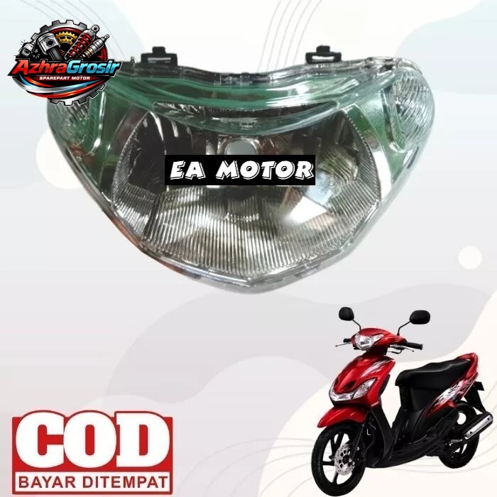 Reflektor Lampu Depan Motor Yamaha Mio Sporty Smile Tahun 2007 2008 2009 2010 2011 2012