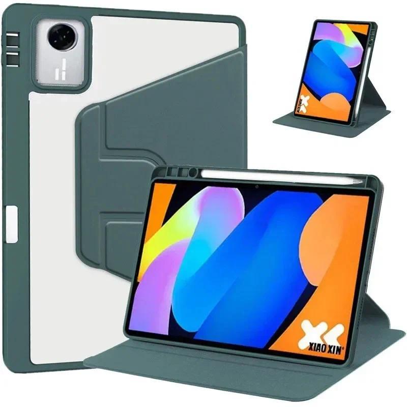 For Lenovo Xiaoxin Pad 11 2025 Case 11 inch TB335FC Acrylic Rotating Stand Tablet Funda For Lenovo I
