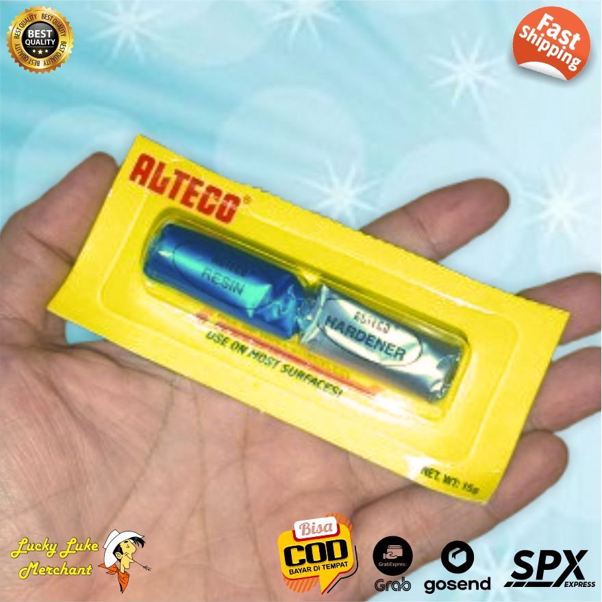 Lem Porting Epo Putty Original Alteco Lem Kapal Super Strong Lem Mesin Tangki Motor Tahan Panas