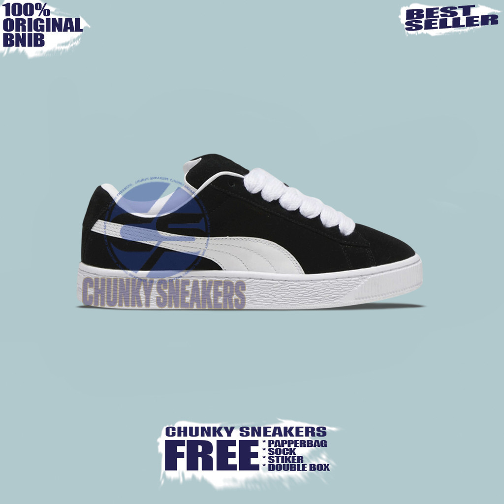 Sepatu Sneakers Puma Classic Suede XL Black White 100% Original BNIB Unisex