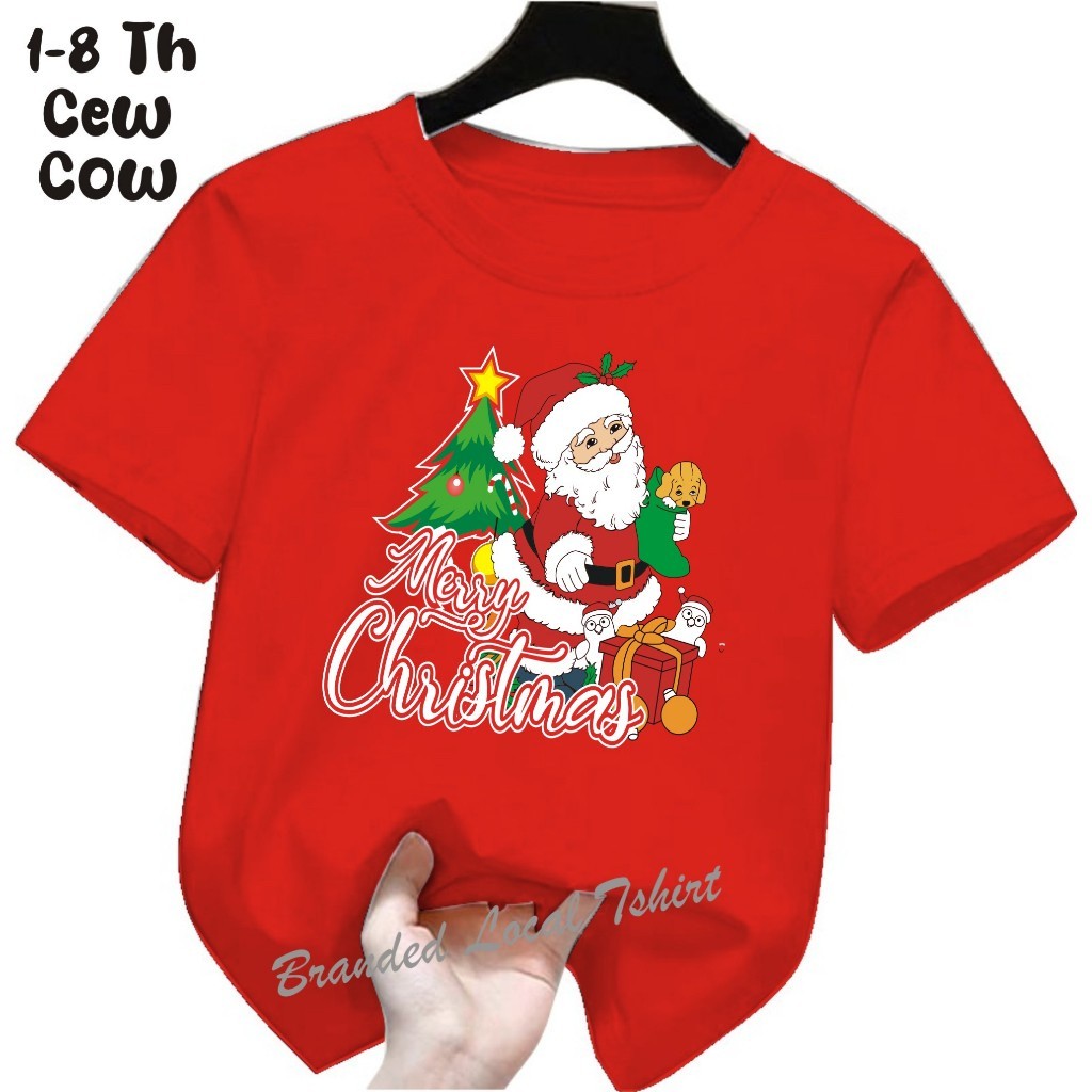 Kaos Natal Anak Anak Dan Dewasa Murah kaos natal 2023 Kaos Anak Anak Natal Kaos Anak NatalPakaian An