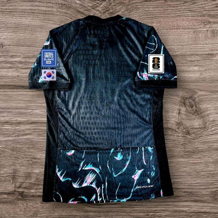 JERSEY BOLA PLAYER ISSUE KOREA SELATAN AWAY FULL PATCH 2024 2025 BEST QUALITY