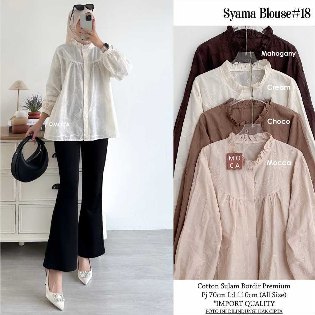 2202    SYAMA BLOUSE 18  MoCa  FASHION HIJAB ORIGINAL
