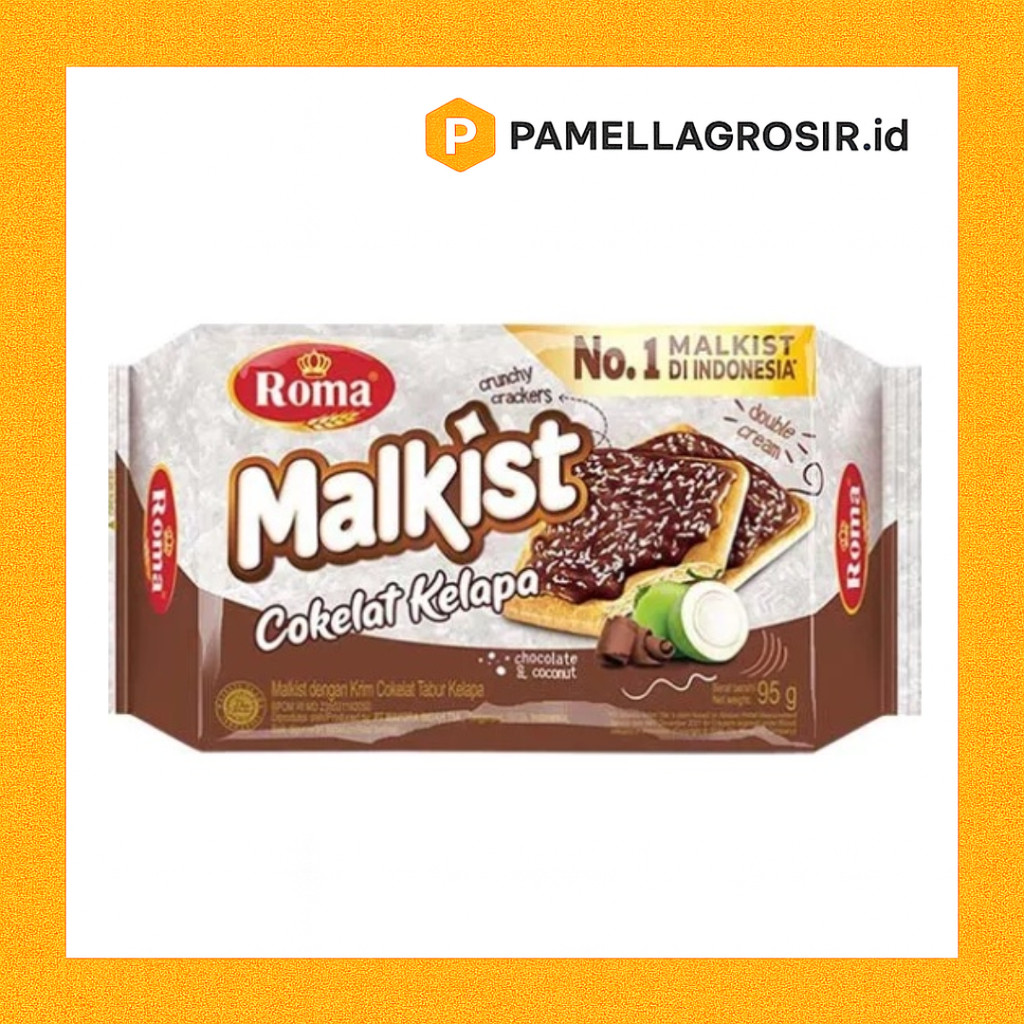 ROMA MALKIST COKLAT KELAPA 95 GRAM