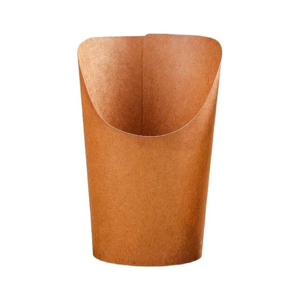 50PCS Oilproof sposable French Fry Cup Water Proof Thickened Egg Waffle Paper Cup EcoFriendly Multif