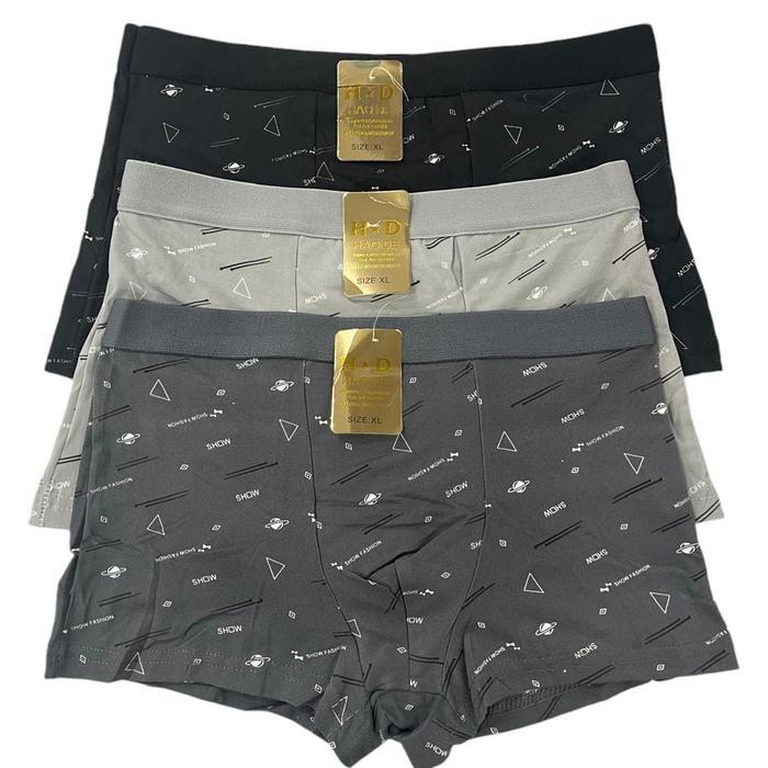 HOT PRODUK CELANA DALAM PRIA MODEL BOXER SEMPAK MOTIF PRINTING TERBARU KATUN ADEM SIZE L-XL-XXL-XXXL