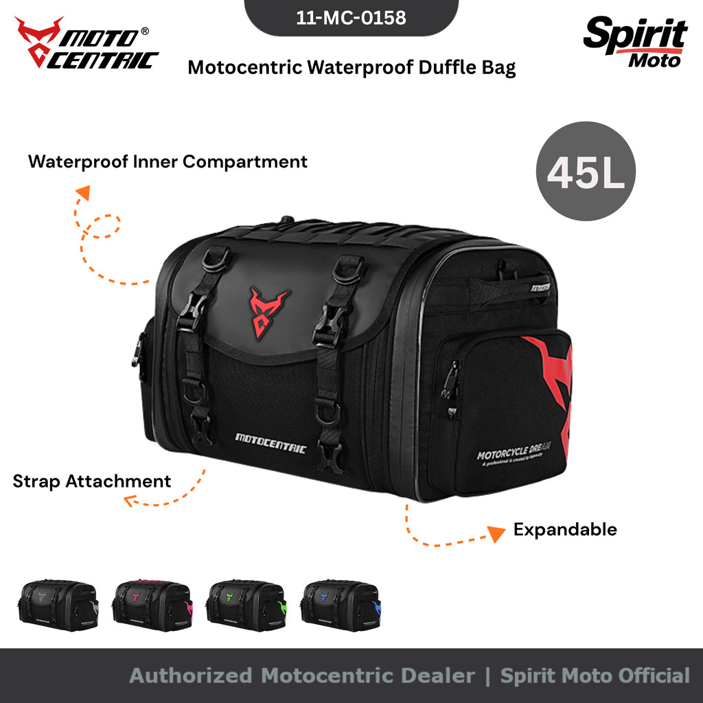 Motocentric Waterproof Travel Duffle Bag | Tas Touring Motor Waterproof
