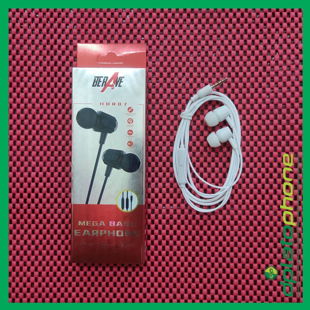 [HBR 07] HEADASET / HEADPHONE / EARPHONE / HANDSFREE  SUPER BASS - (BERAVE) UGO/LIGO