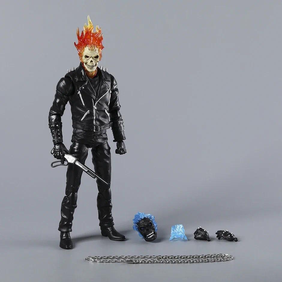 Ghost Rider Johnny Blaze PVC Action Figurine Model Toy Figure Collection Doll Gift