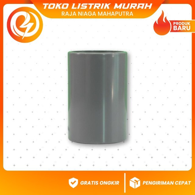 Socket Pipa 4 Inch Tebal AW Rucika – Sambungan Pipa PVC Kuat & Best Seller untuk Instalasi