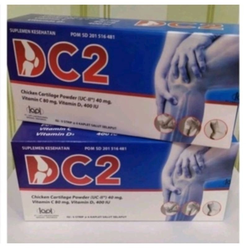 DC2 / DC 2 Box 30 Kaplet Vitamin Persendian & Tulang