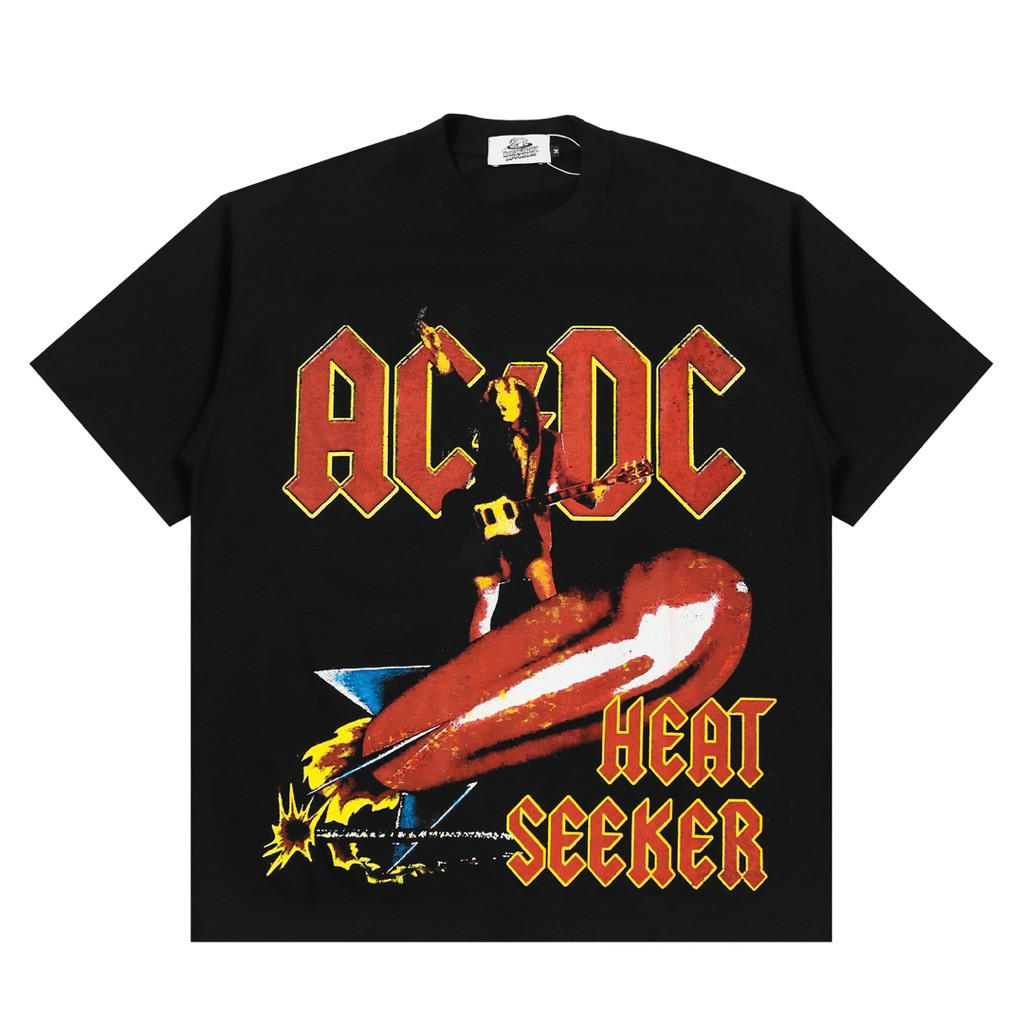 COD T-Shirt ACDC Word Tour 88 - Oversized Model Black Solid