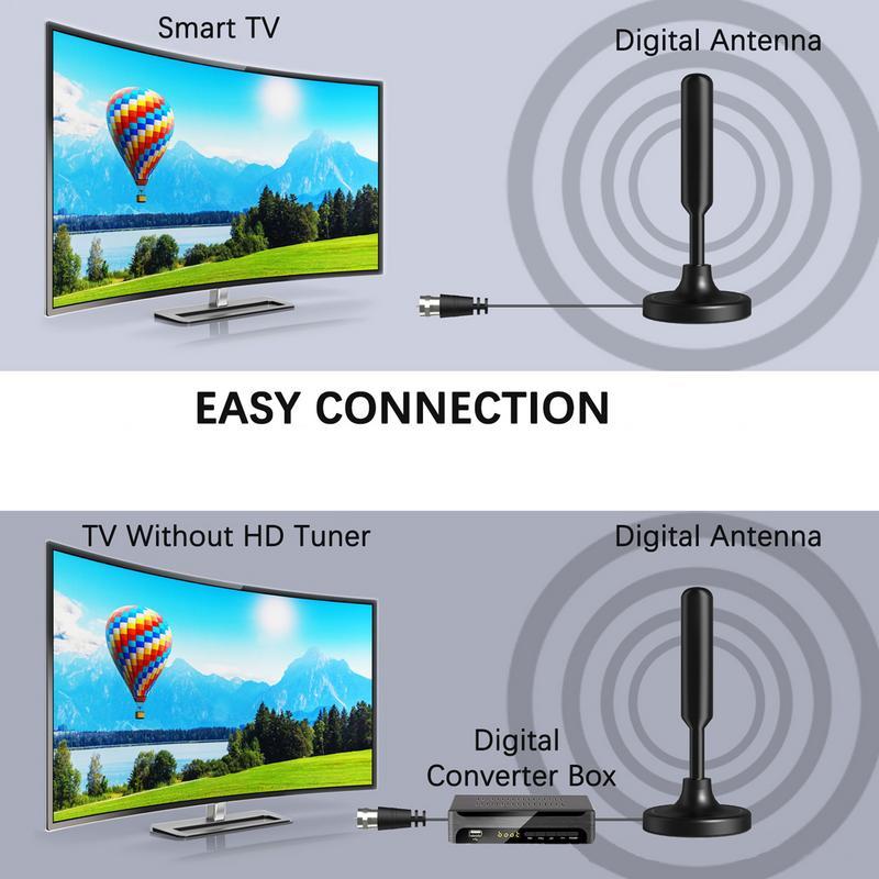 gital TV Antenna Non-magnetic Antenna Booster Portable Smart TV Antenna Antenna Booster With Enhance