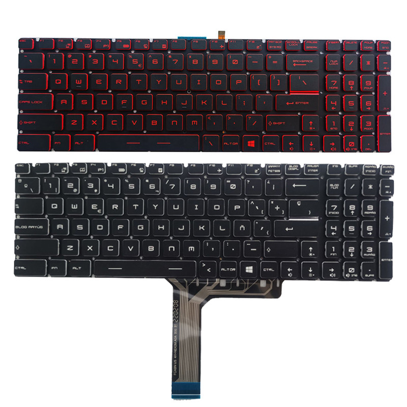 Russian/US/Spanish laptop keyboard For MSI GP62 GP62MVR MS-16J9 MS-16J5 MS-16J6 MS-16JB MS-16J3 MS-1