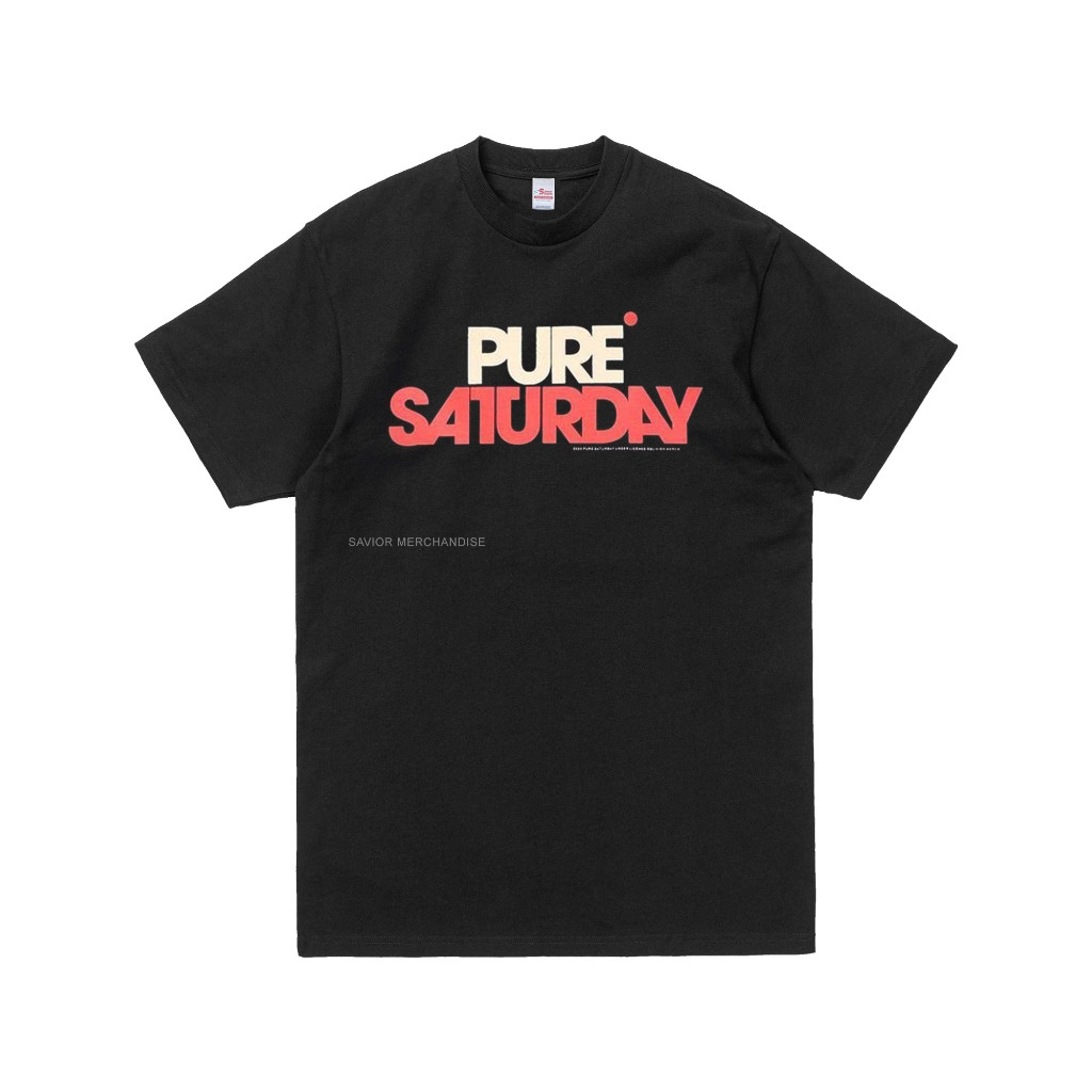 ORIGINAL Tshirt Pure Saturday - Running Badge Kaos Pria
