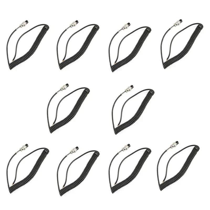 Lot 10PCS 8 pin Speaker Mic Microphone Cable Line for ICOM HM-36 IC-449C 229C Kenwood MC-44 261 Rao 