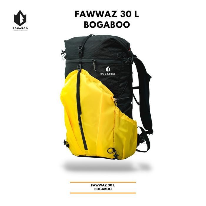 Tas BOGABOO Seri FAWWAZ BACKPACK ULTRALIGHT Frameless 30 L Waterproof - Tas Ultralight Gunung - KUNI