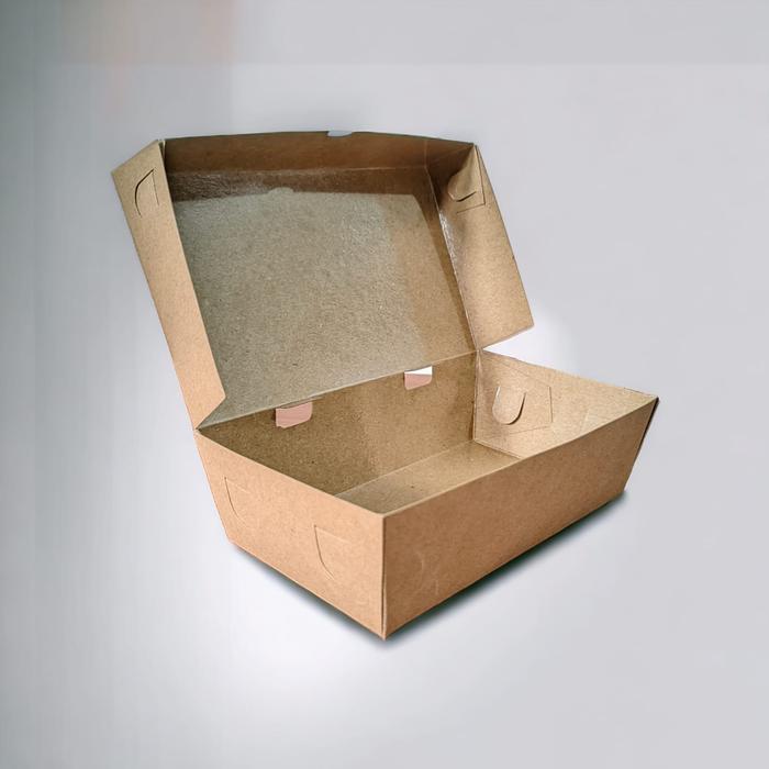 Paper Lunch Box Large Laminasi 100 pcs 325 gsm