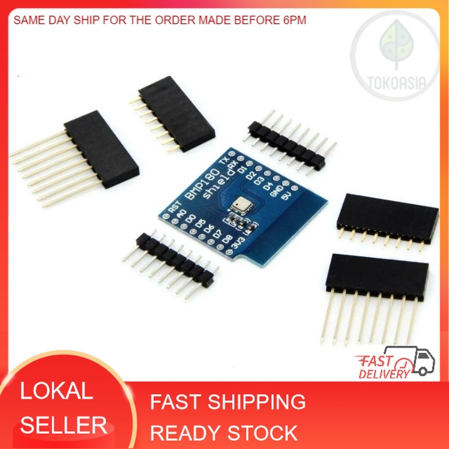 WeMos D1 Mini BMP180 Tekanan Barometrik Suhu Sensor Shield ESP8266 IoT