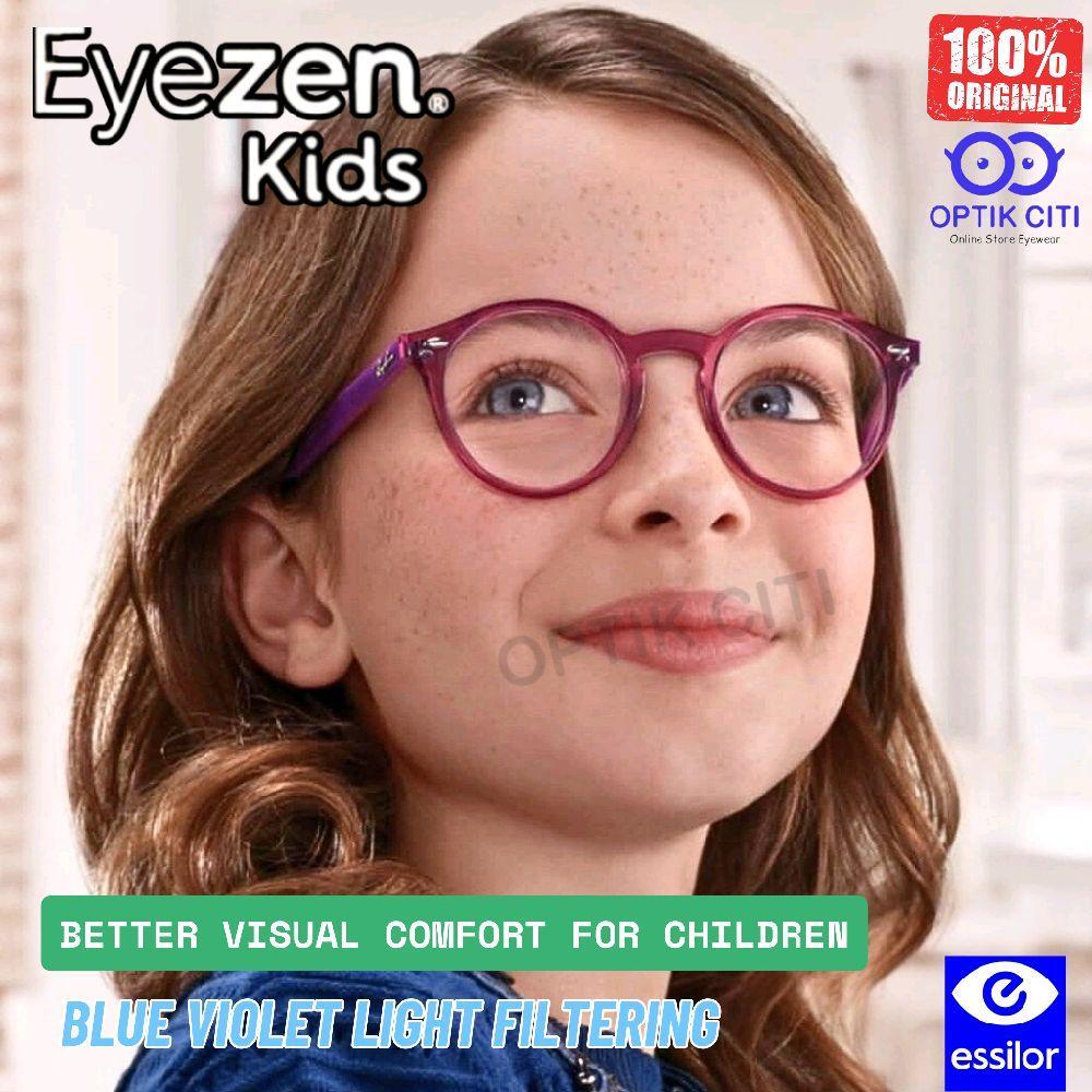 Lensa Kacamata Minus Anak Crizal Essilor Eyezen Kids Original Merilekskan Mata Anak