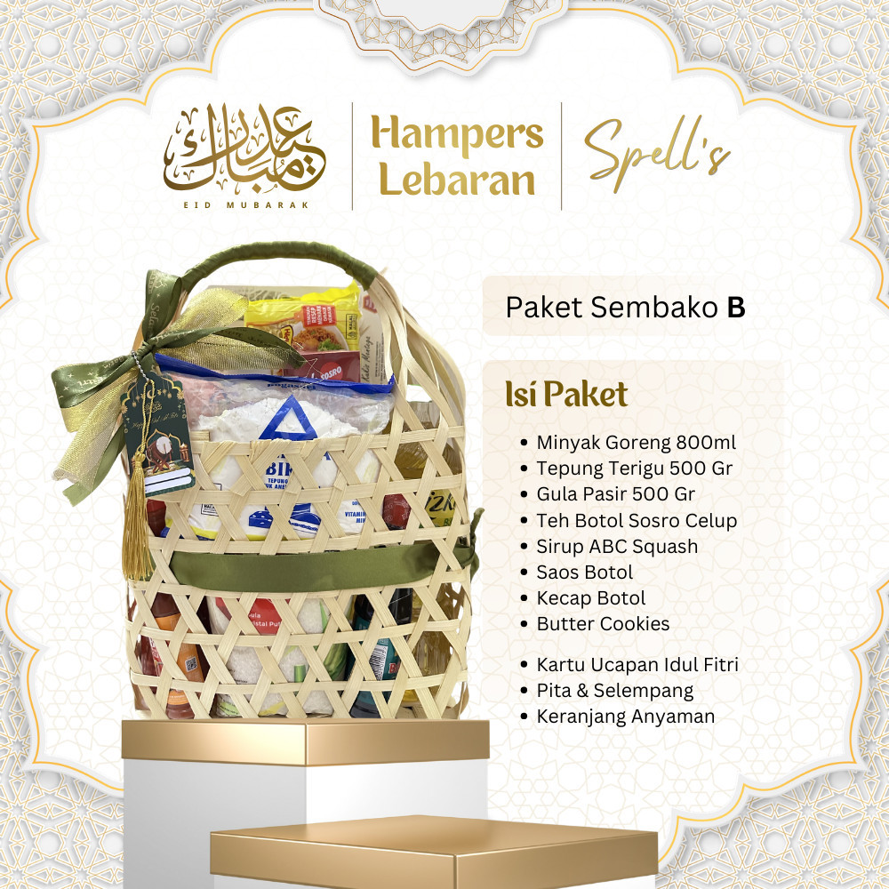 [INSTANT] Hampers Lebaran Sembako Premium Hampers Puasa Parcel Lebaran Parcel Puasa Hampers Custom