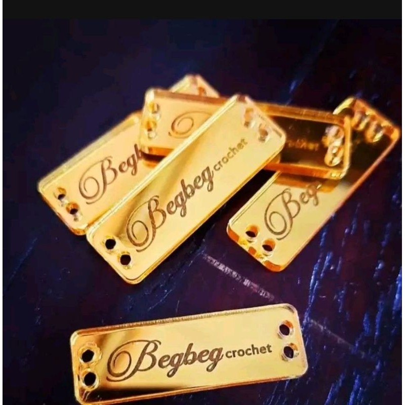 LABEL HIJAB AKRILIK | LABEL BAJU | MERK | LOGO | BRAND | LOGO JILBAB | KERUDUNG