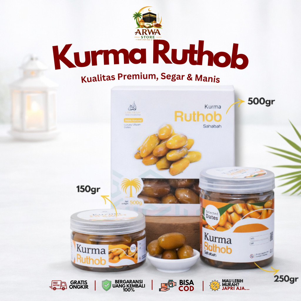 Kurma Ruthob Fresh Kurma Muda Ruthab Libya Segar Bisa Untuk Promil Kurma Basah Rutob